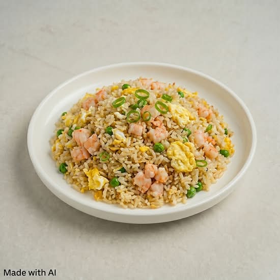 Prawn Fried Rice (蝦仁炒飯)